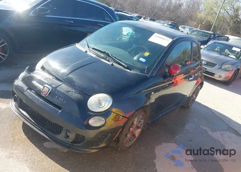 2013 Fiat 500 Abarth z USA, uszkodzony, nr VIN 3C3CFFFH8DT659193